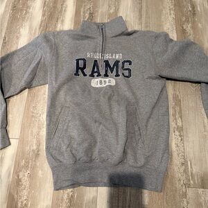 Men’s UNIVERSITY OF RHODE ISLAND quarter zip sweatshirt